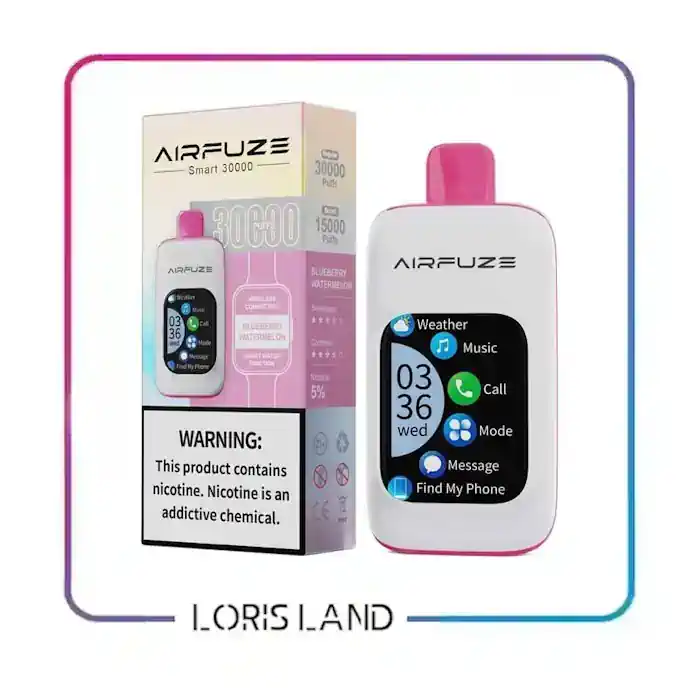 پاد یکبار مصرف بلوبری هندوانه ایر فیوز ۳۰0۰۰ پاف